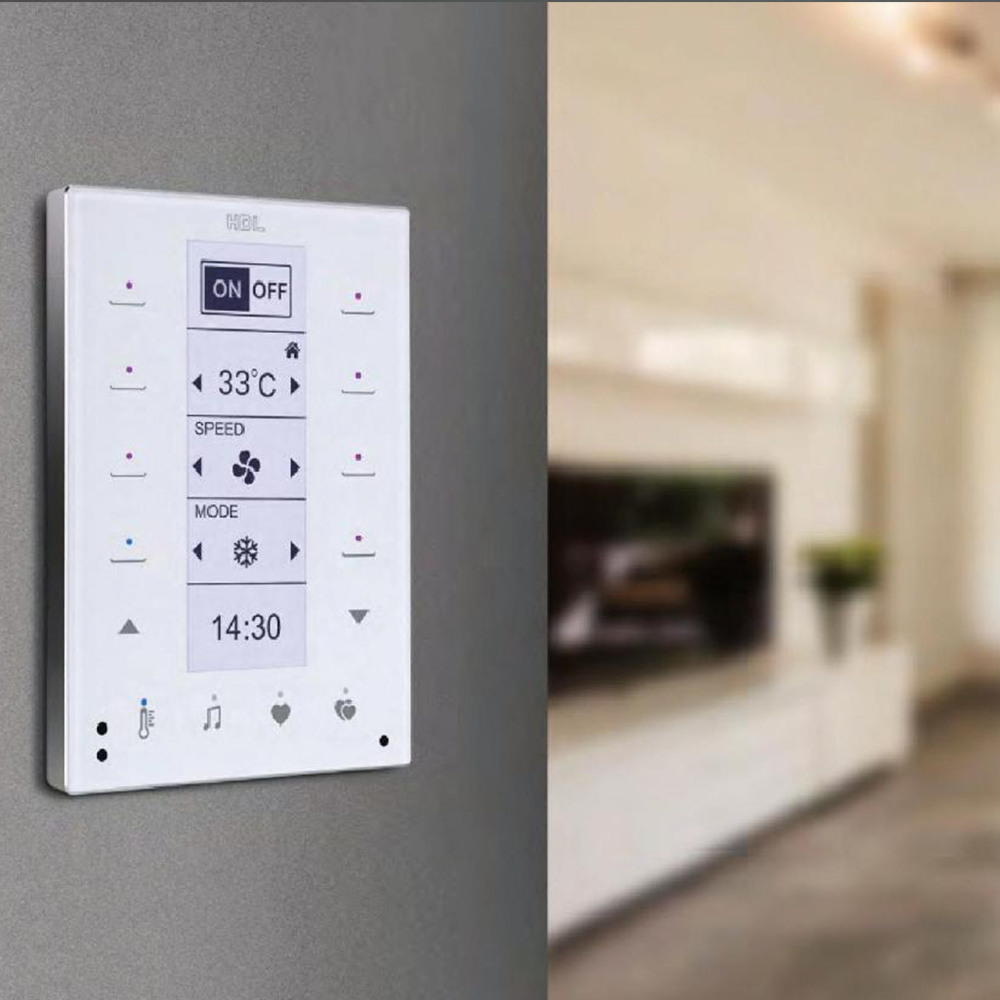 Smart lighting controls for a room